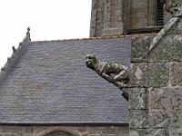 Goulven, Eglise de St Goulven, Statue, Lion (3)
